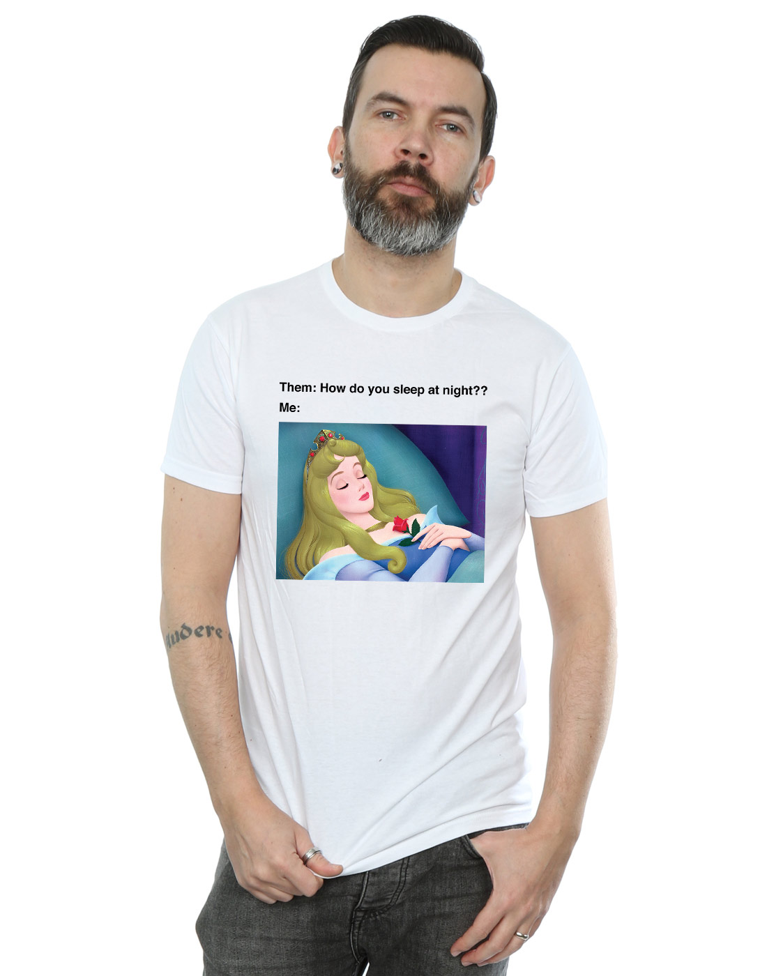 Disney Herren Sleeping Beauty Meme T-Shirt - Bild 14 von 17
