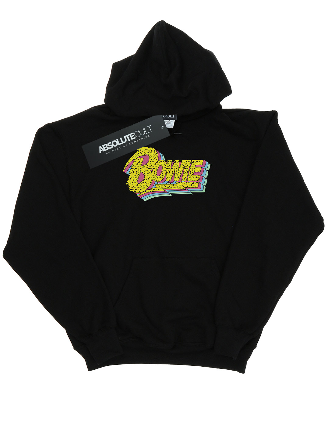 David Bowie Boys Moonlight 90s Logo Hoodie - Picture 5 of 7