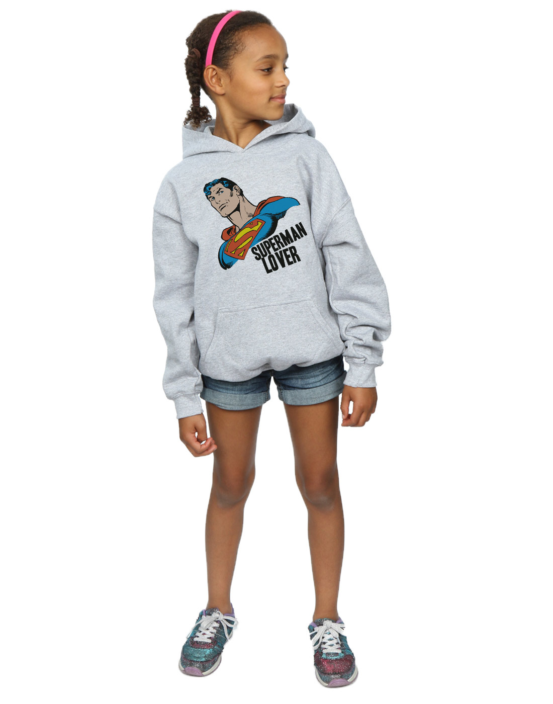DC Comics Girls Superman Lover Hoodie - Picture 13 of 13