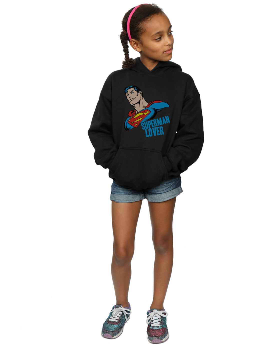 DC Comics Girls Superman Lover Hoodie - Picture 9 of 13