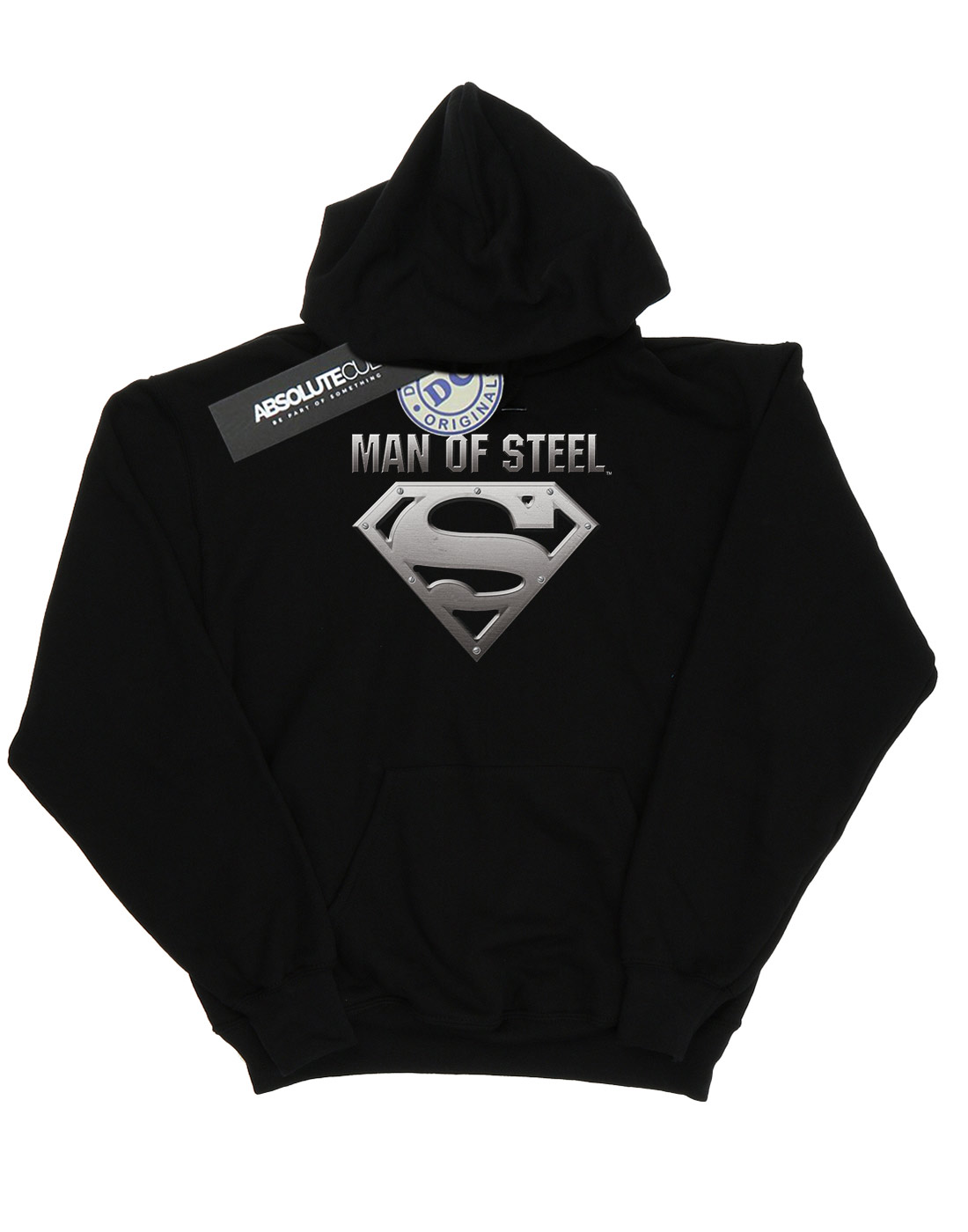 DC Comics Girls Superman Man Of Steel Shield Hoodie - Picture 7 of 13