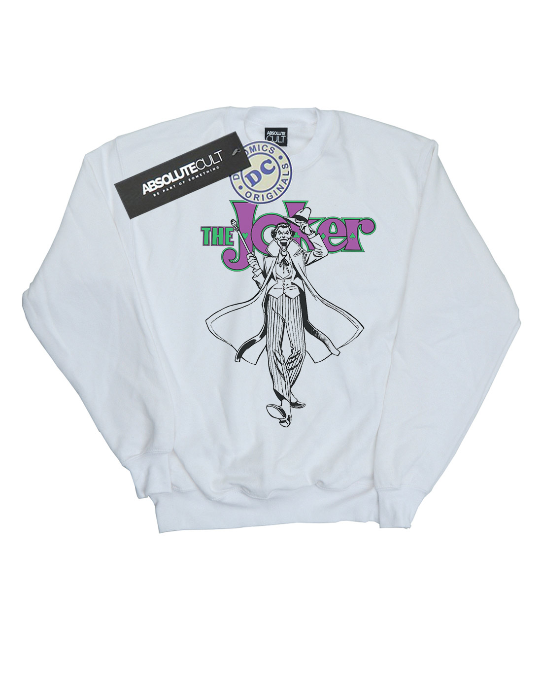 DC Comics Womens Joker Pose Sweatshirt