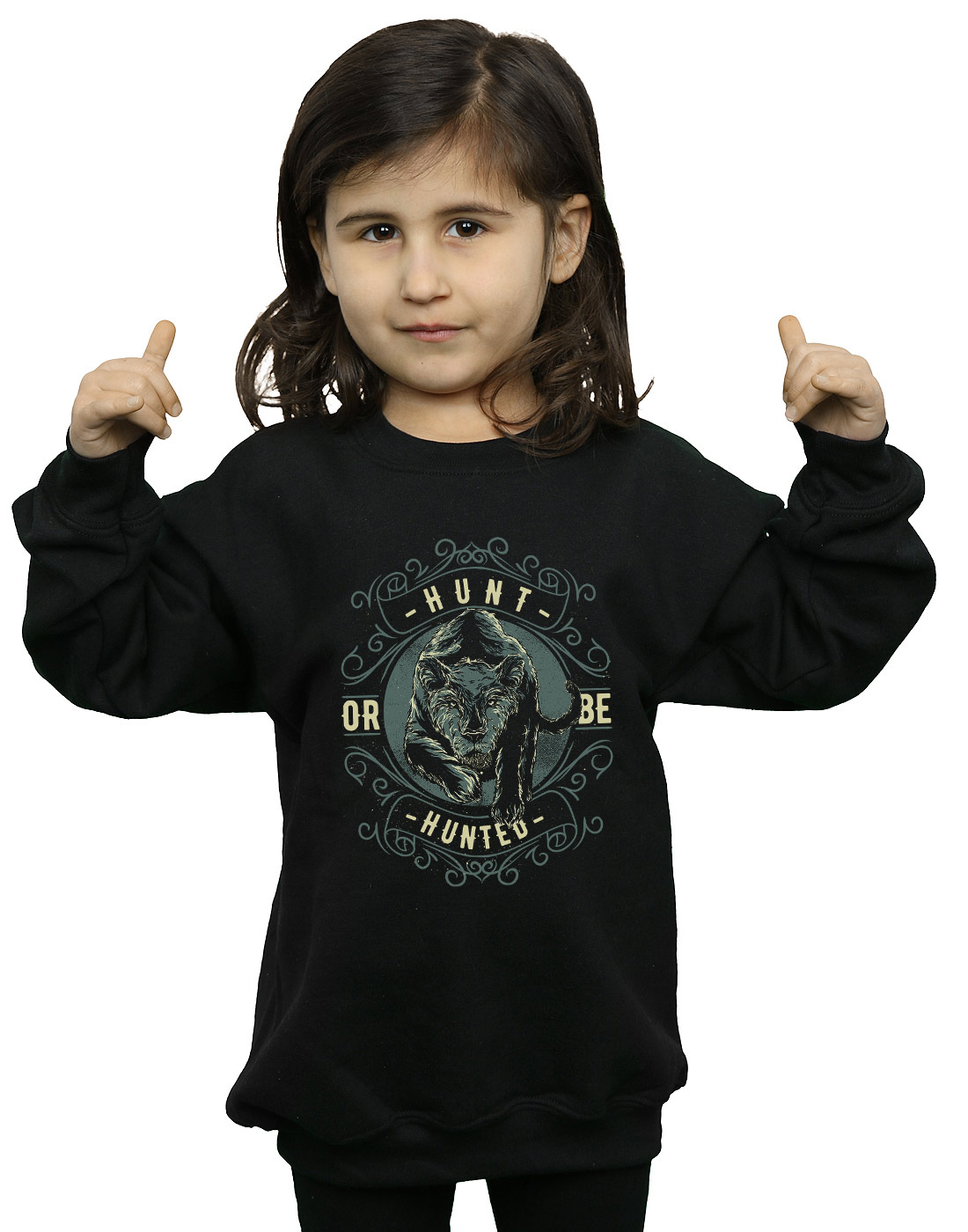 Drewbacca Girls Be Strong Lightning Bolt Sweatshirt