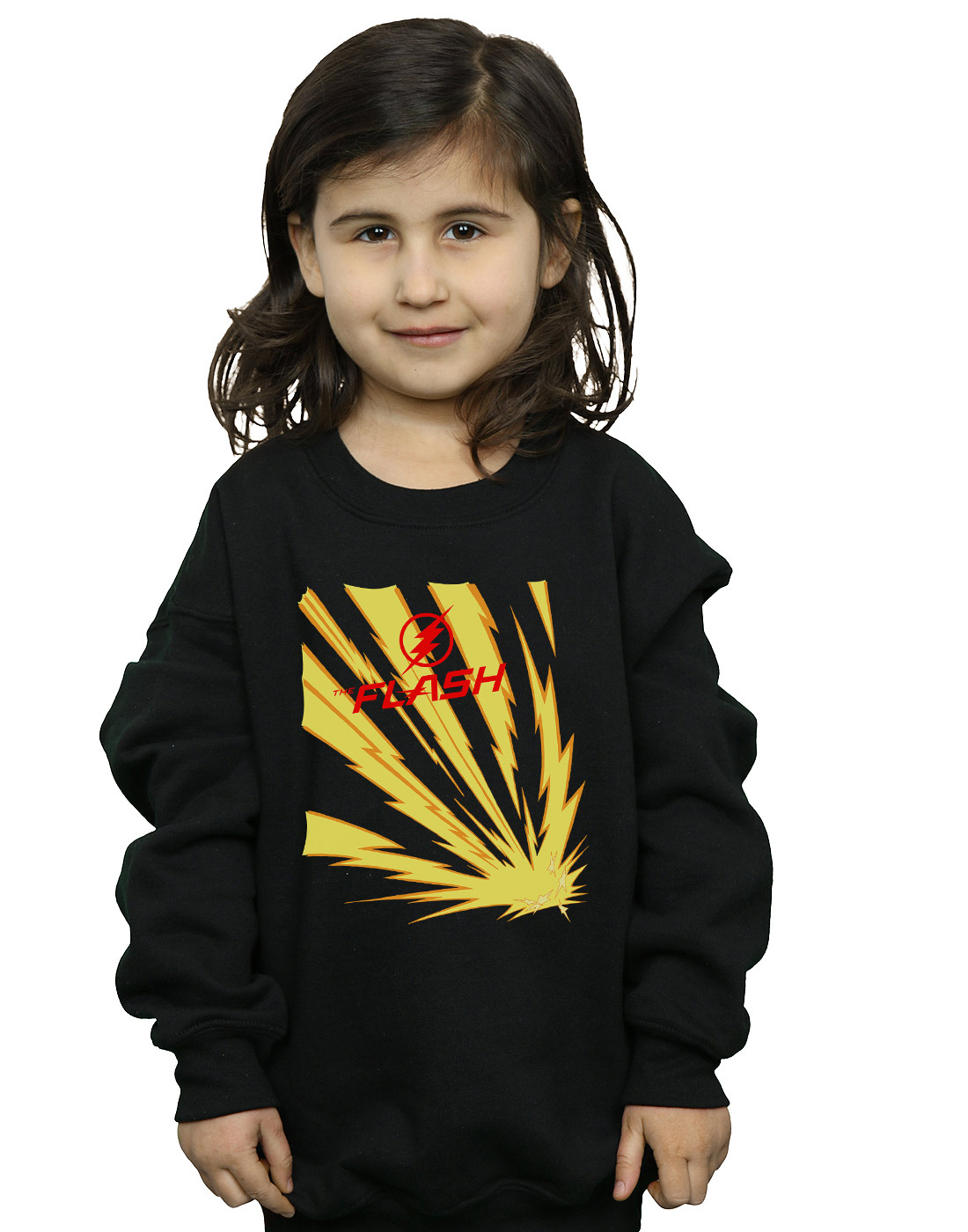 DC Comics Girls The Flash Lightning Bolts Sweatshirt