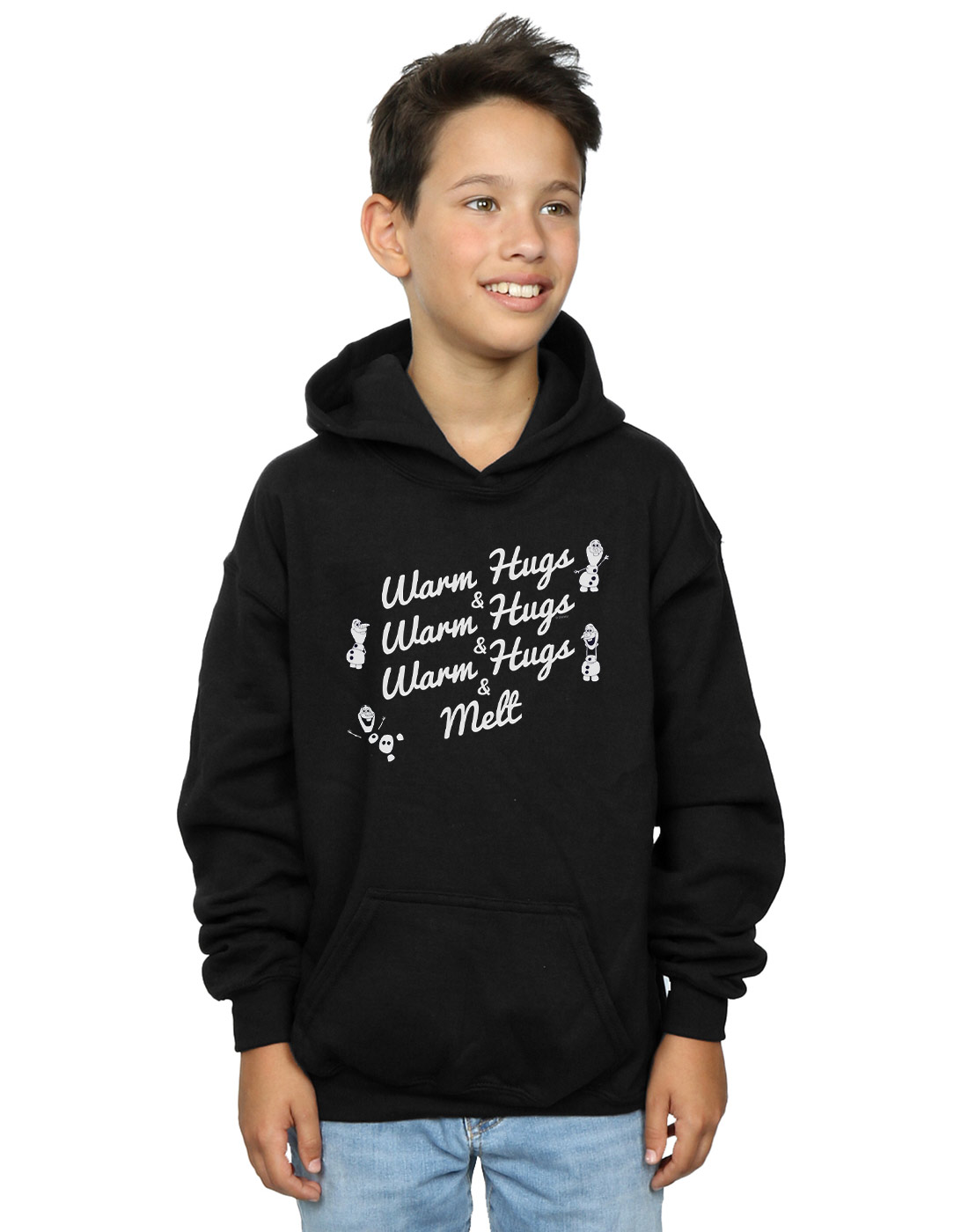 Disney Boys Frozen 2 Olaf Warm Hugs And Melt Hoodie - Picture 4 of 7