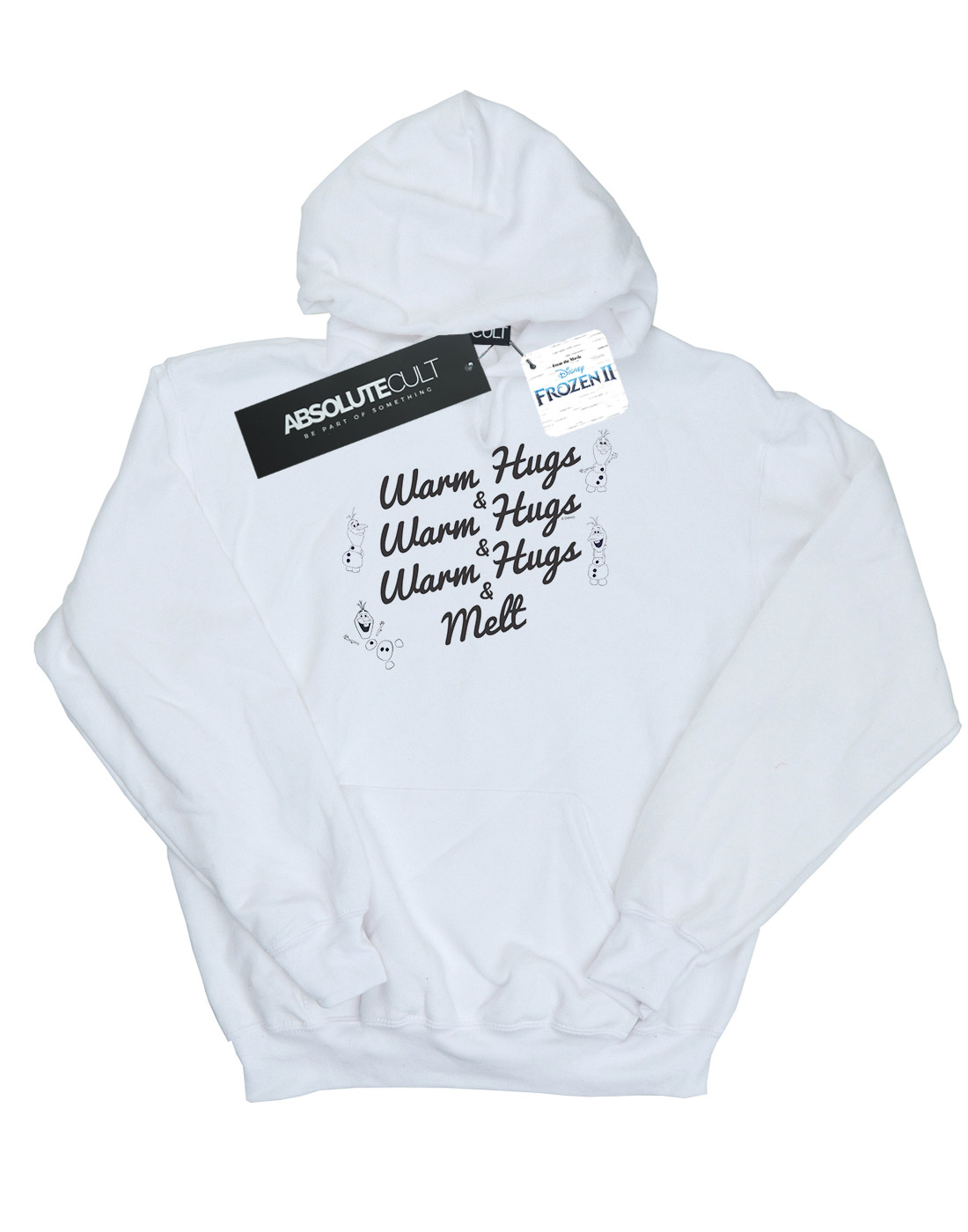 Disney Boys Frozen 2 Olaf Warm Hugs And Melt Hoodie - Picture 7 of 7
