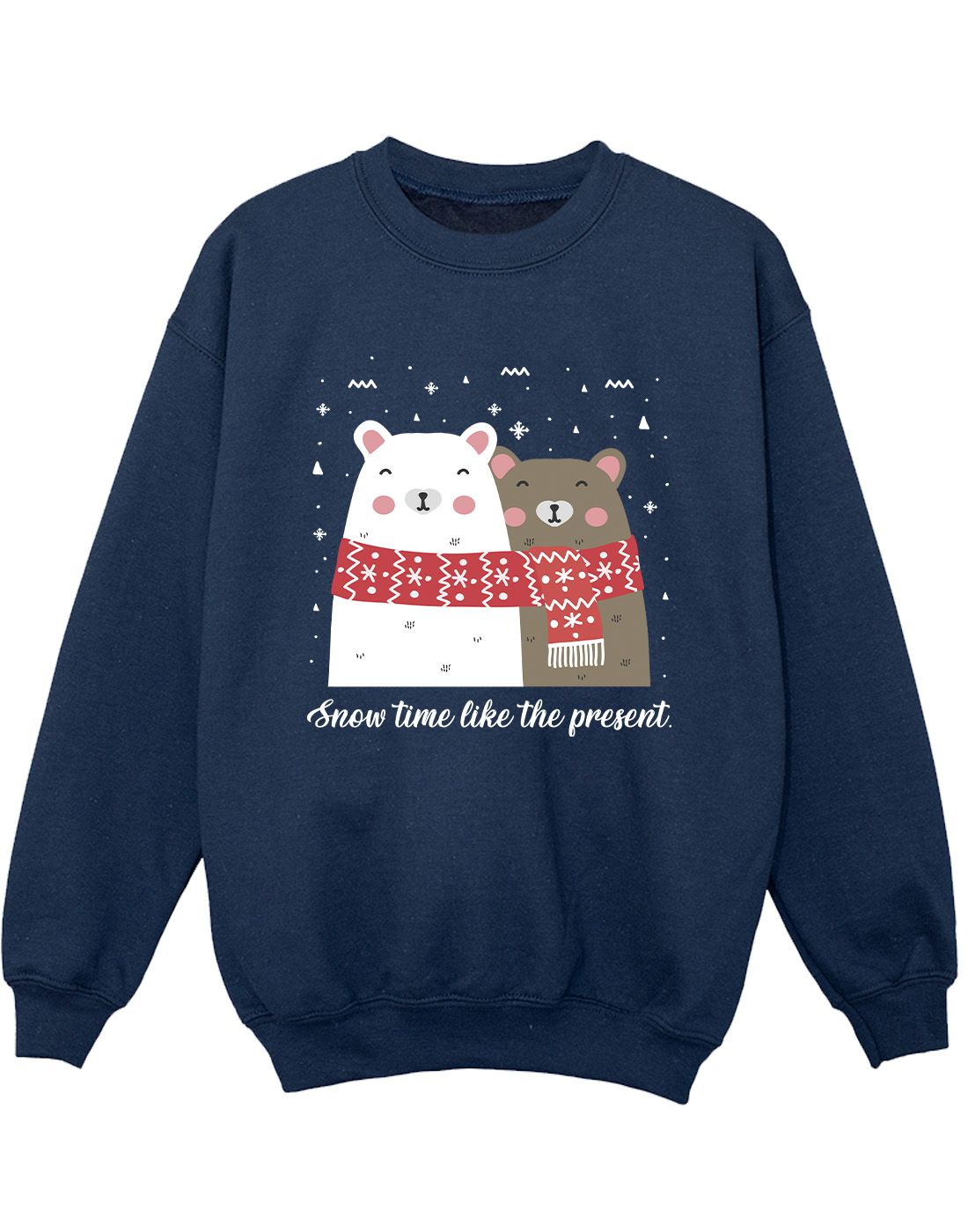 Christmas Boys Bear Snow Sweatshirt - Picture 7 of 7