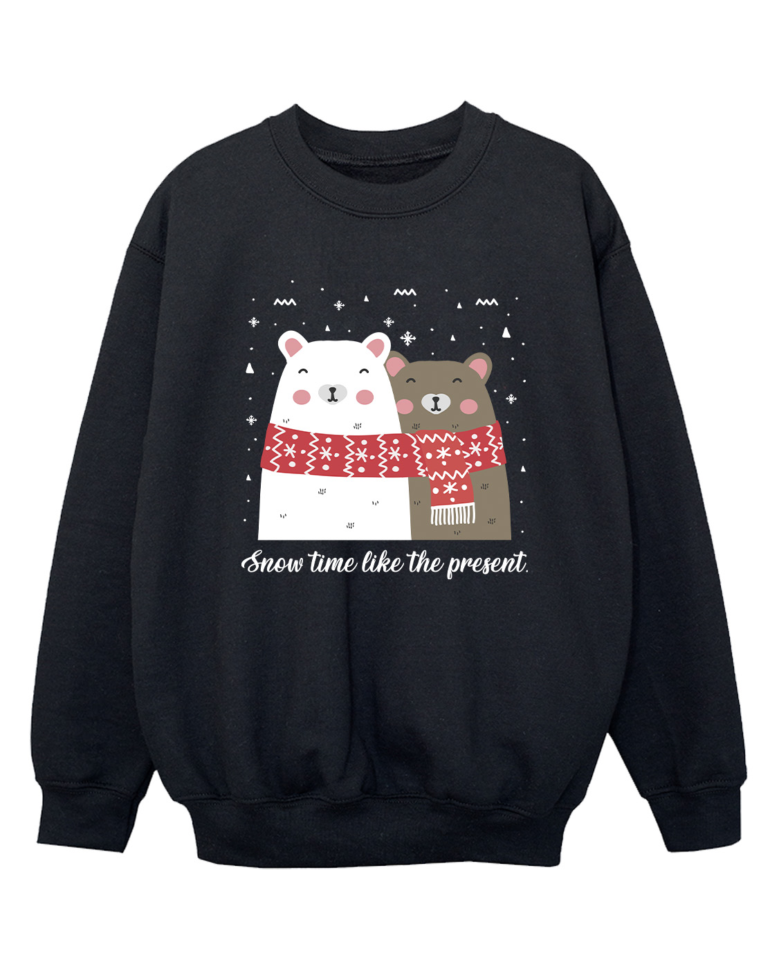 Christmas Boys Bear Snow Sweatshirt - Picture 5 of 7