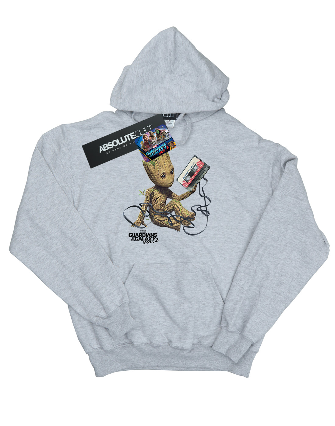 Marvel Girls Guardians Of The Galaxy Groot Tape Hoodie