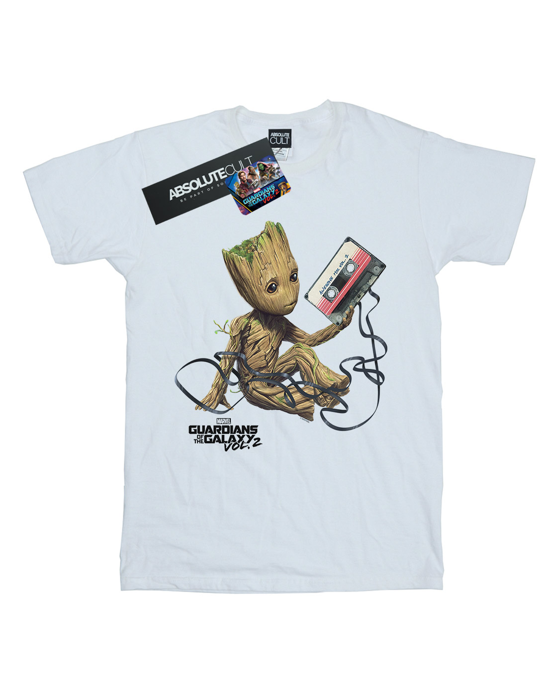 Marvel Girls Guardians Of The Galaxy Groot Tape T-Shirt
