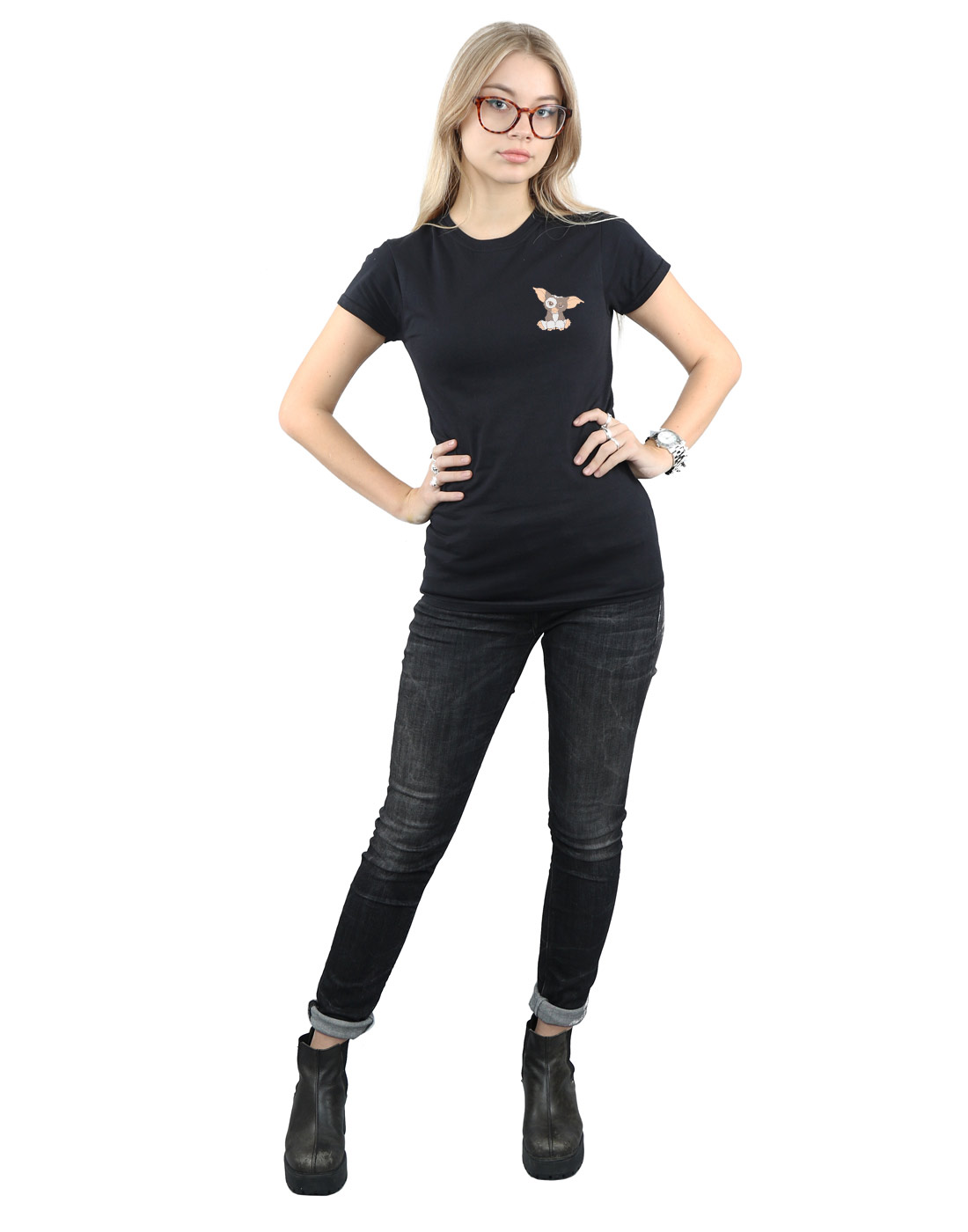Gremlins Mujer Gizmo Pocket Camiseta - Imagen 5 de 18