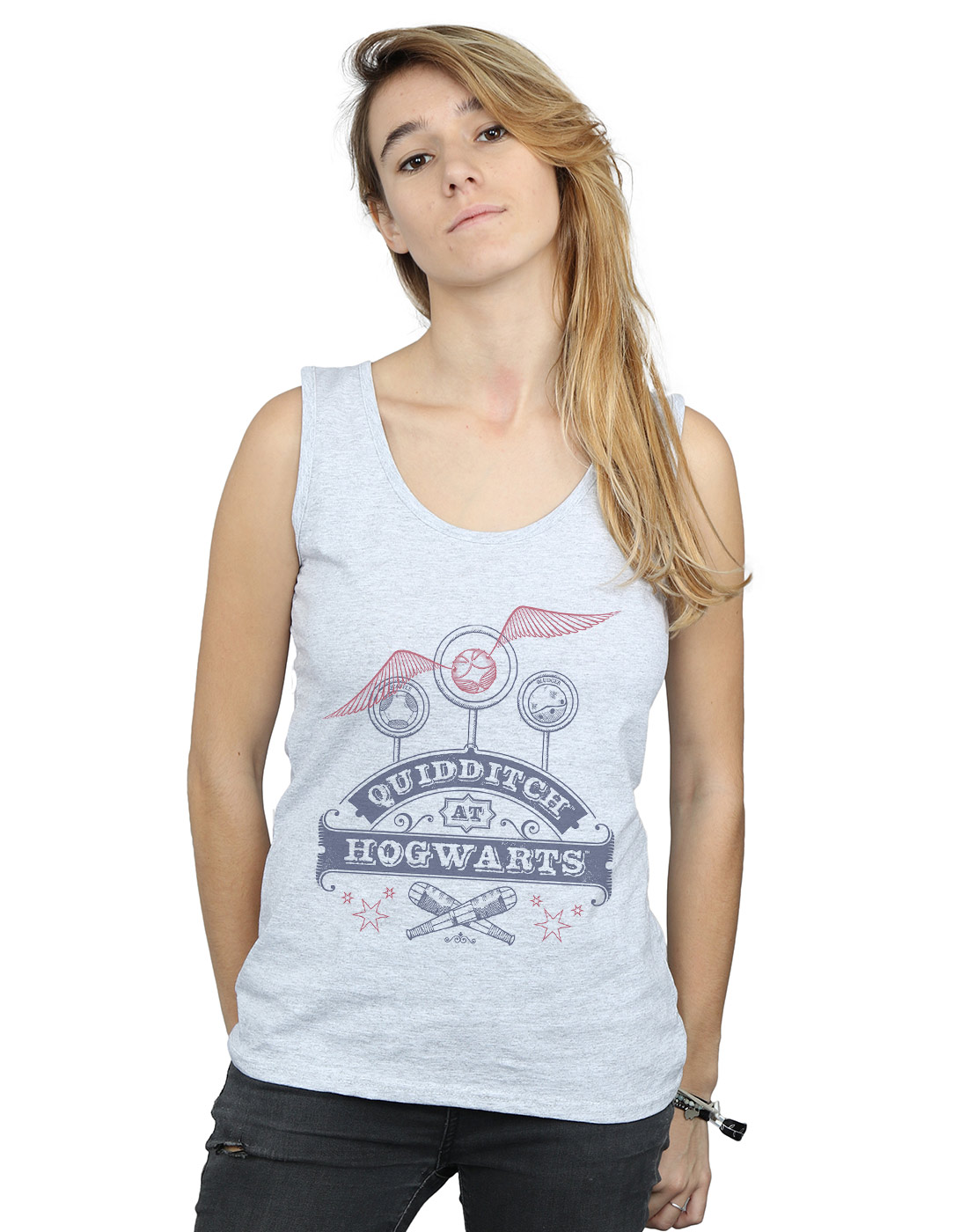 HARRY POTTER Mens Quidditch at Hogwarts Tank Top