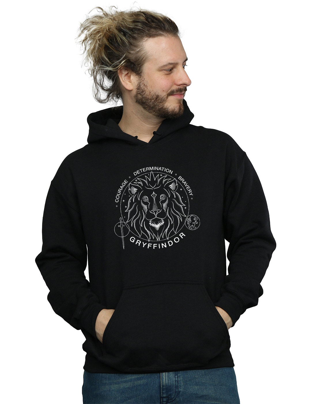 Harry Potter Uomo Gryffindor Seal Felpa Con Cappuccio Harry Potter Seal Uomo Gryffindor Seal Potter Felpa Con Cappuccio 7cc164