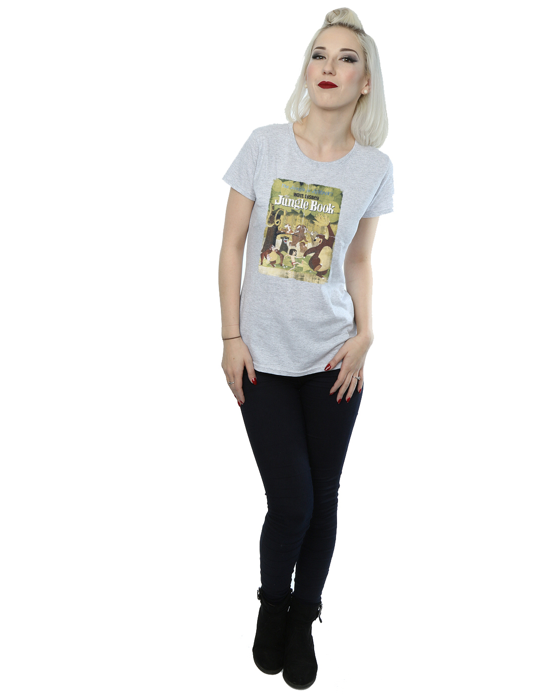 Disney Women's The Jungle Book Retro Poster T-Shirt - Picture 9 of 29