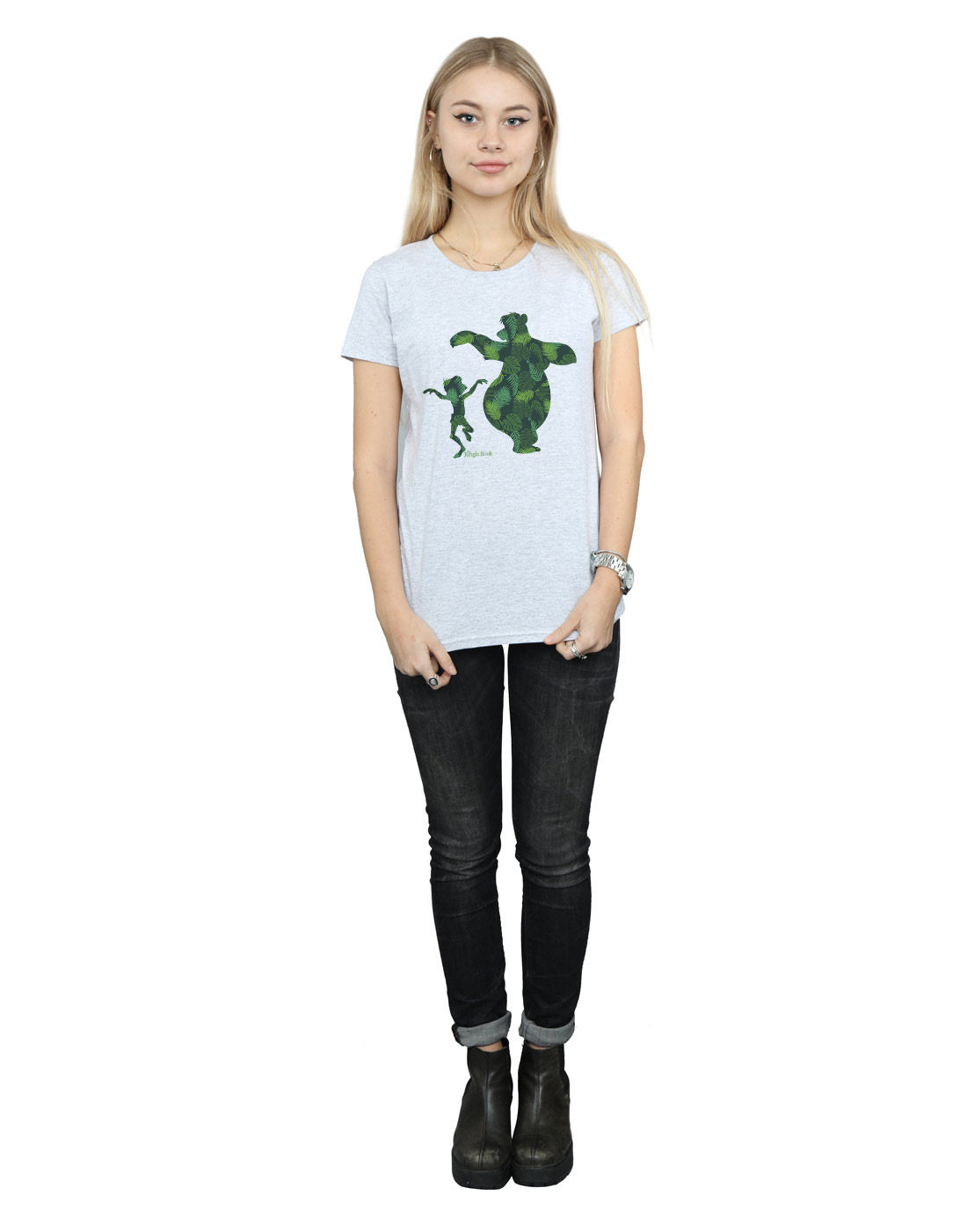 Disney Women's The Jungle Book Mowgli And Baloo Dance T-Shirt - Picture 9 of 13