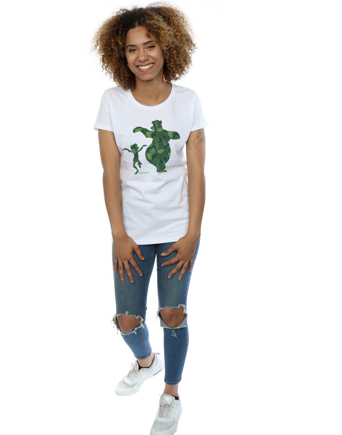 Disney Women's The Jungle Book Mowgli And Baloo Dance T-Shirt - Picture 13 of 13