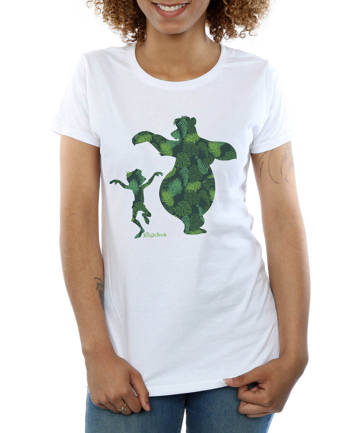 Disney Women's The Jungle Book Mowgli And Baloo Dance T-Shirt - Picture 12 of 13