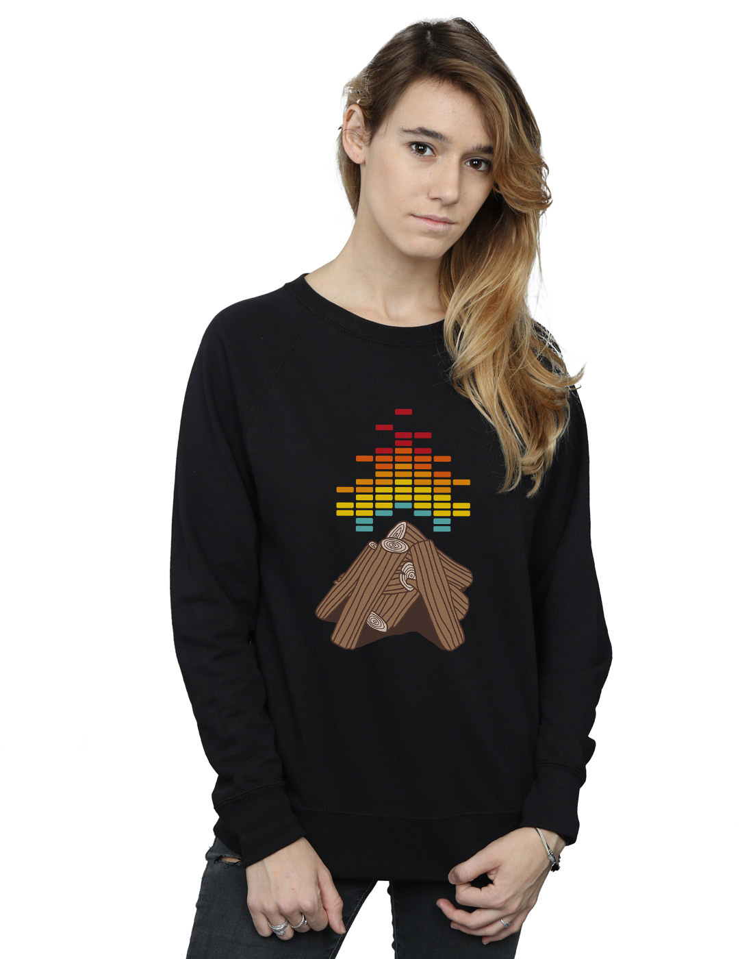 Absolute Cult Jaco Haasbroek Womens Crackling Fire Hoodie