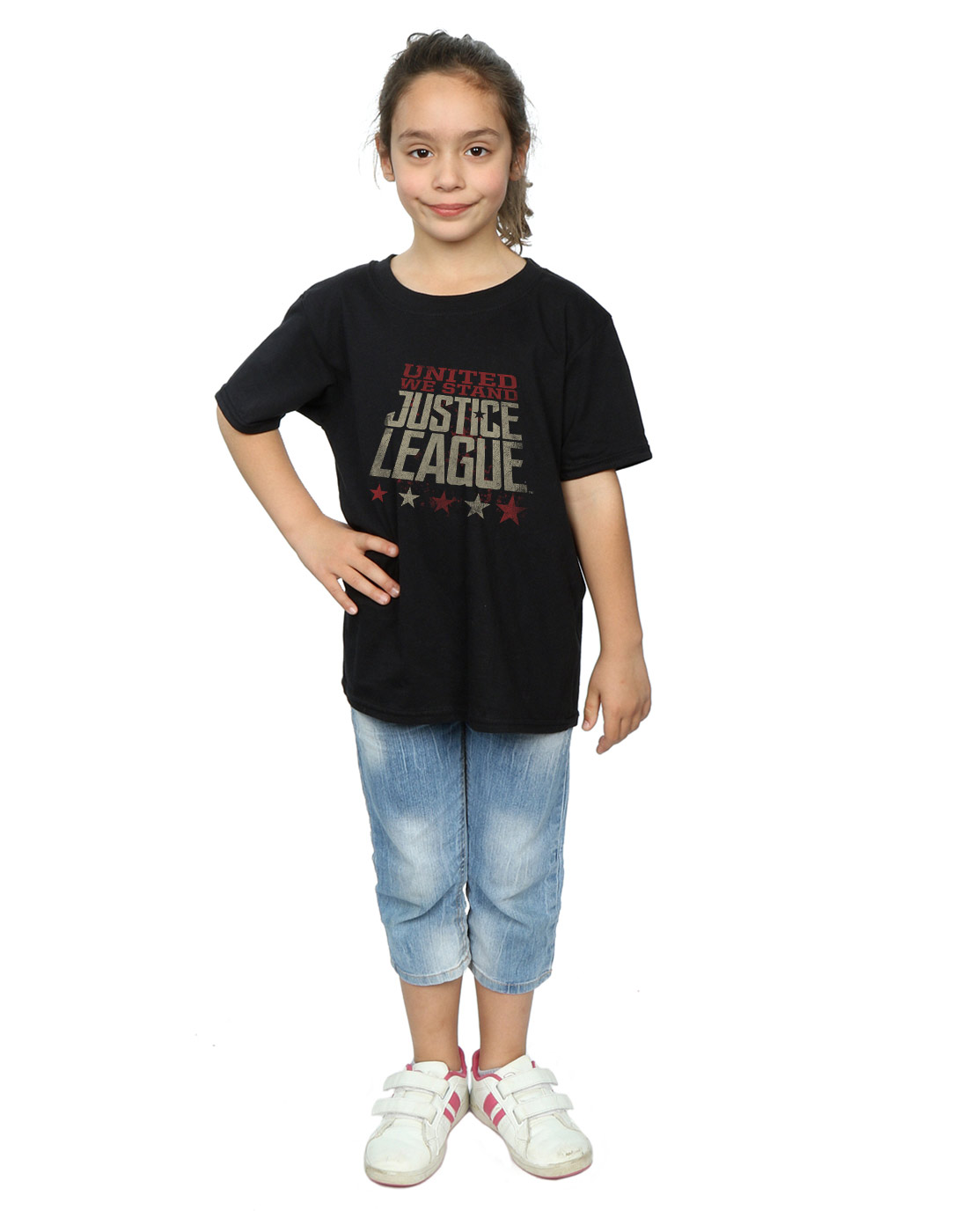 DC Comics Girls Justice League Movie United We Stand T-Shirt - Picture 9 of 13