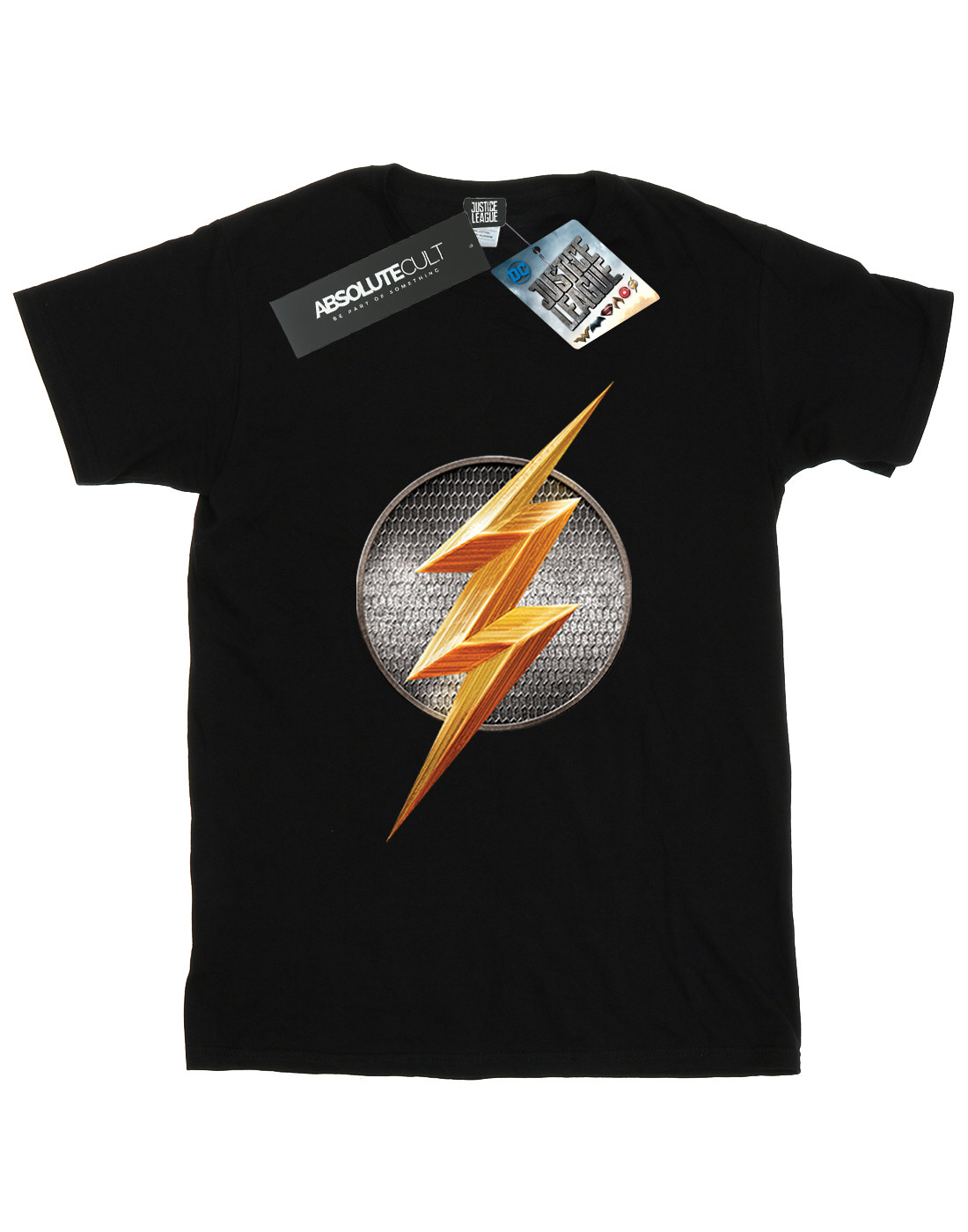 DC Comics Women's Justice League Movie Flash Emblem Boyfriend Fit T-Shirt - Picture 7 of 21