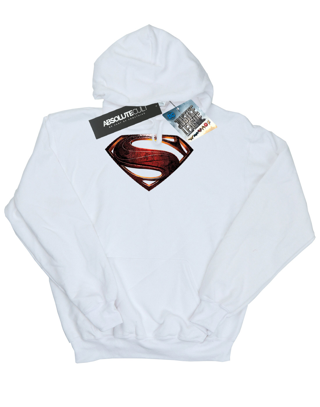 DC Comics Girls Justice League Movie Superman Emblem Hoodie - Picture 15 of 17