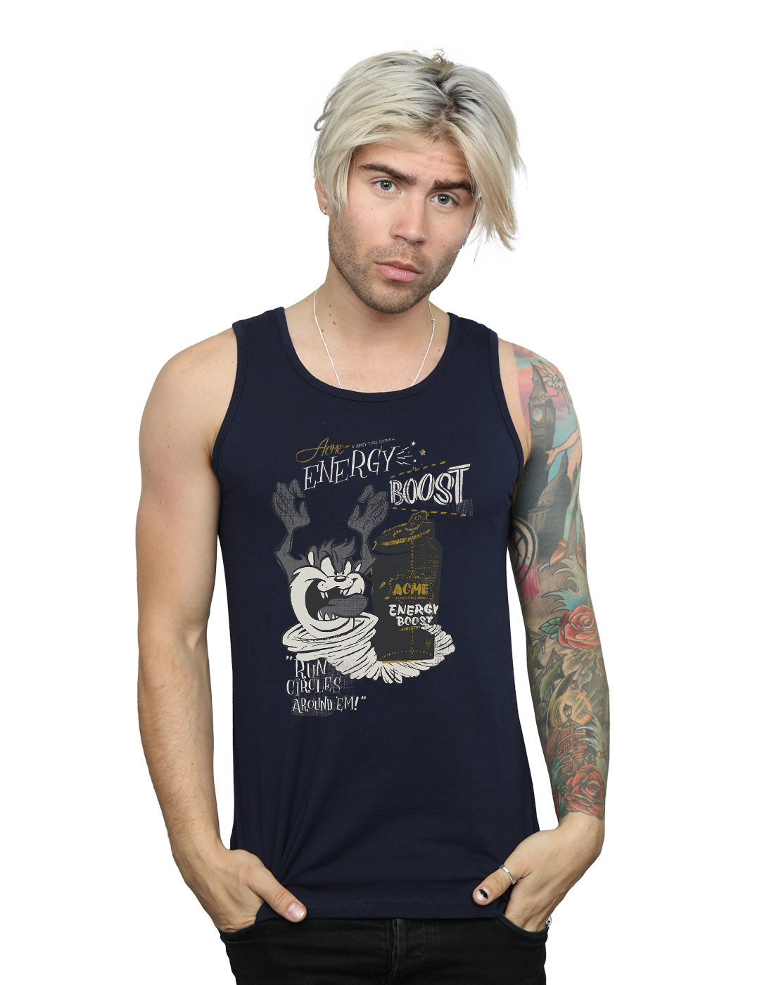 Looney Tunes Herren Taz Energy Boost Weste - Bild 10 von 21