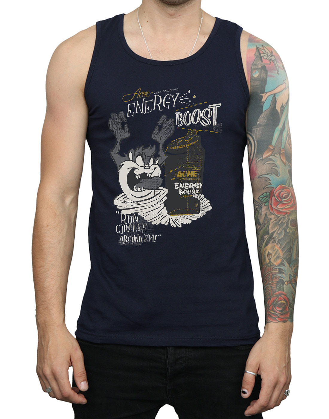 Looney Tunes Herren Taz Energy Boost Weste - Bild 12 von 21