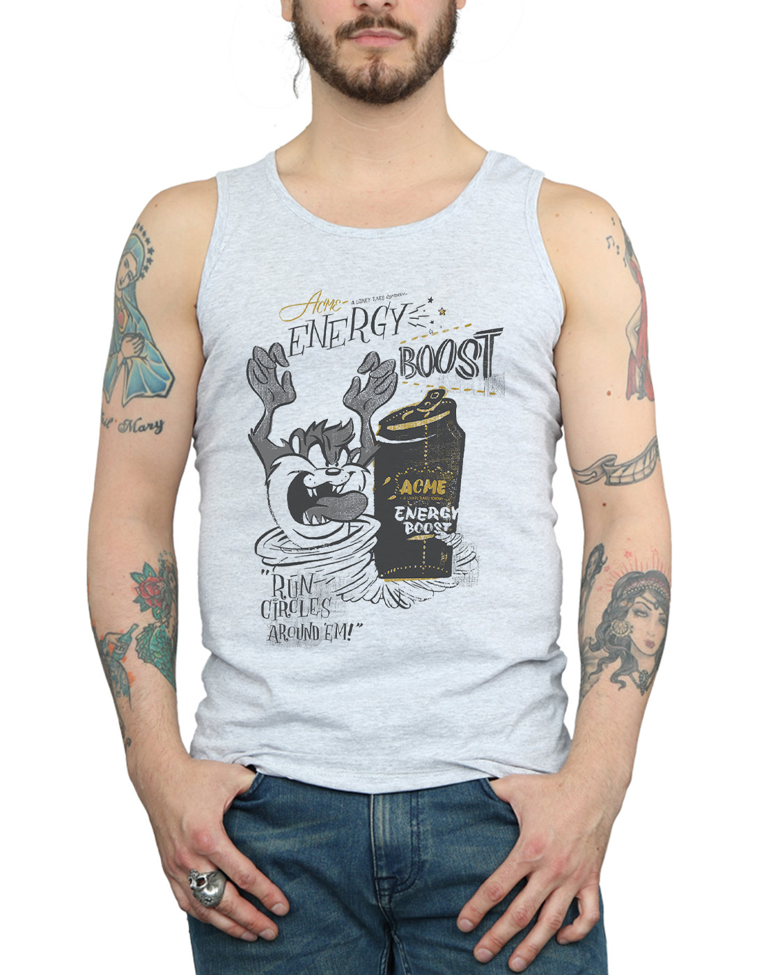 Looney Tunes Herren Taz Energy Boost Weste - Bild 16 von 21