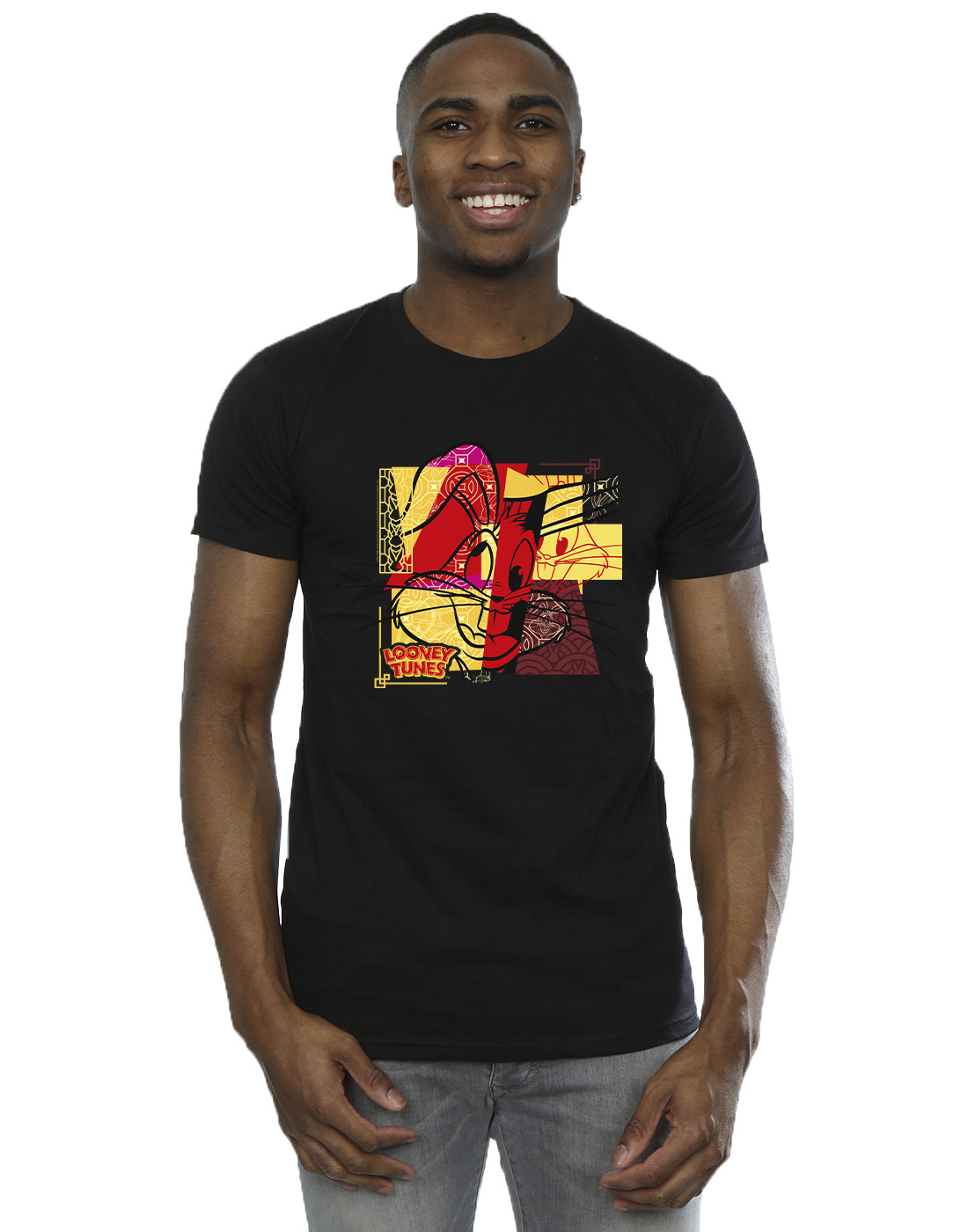 Looney Tunes Men's Bugs Bunny Rabbit New Year T-Shirt - Picture 4 of 11