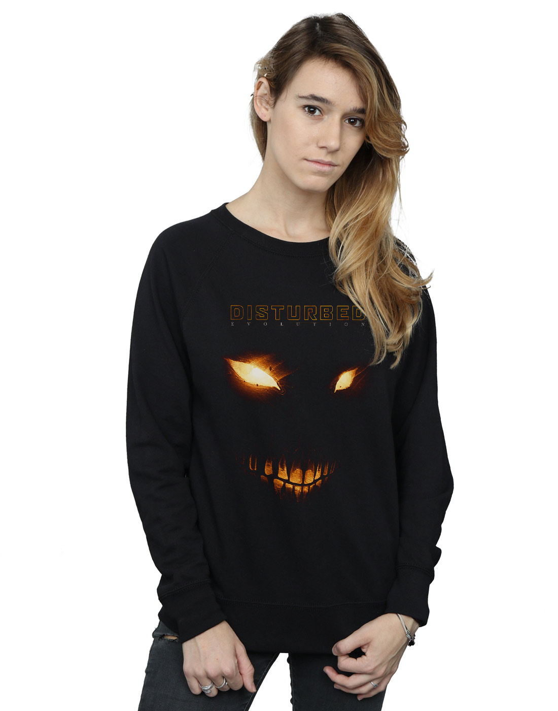 Disturbed Men/'s Splat Face Sweatshirt