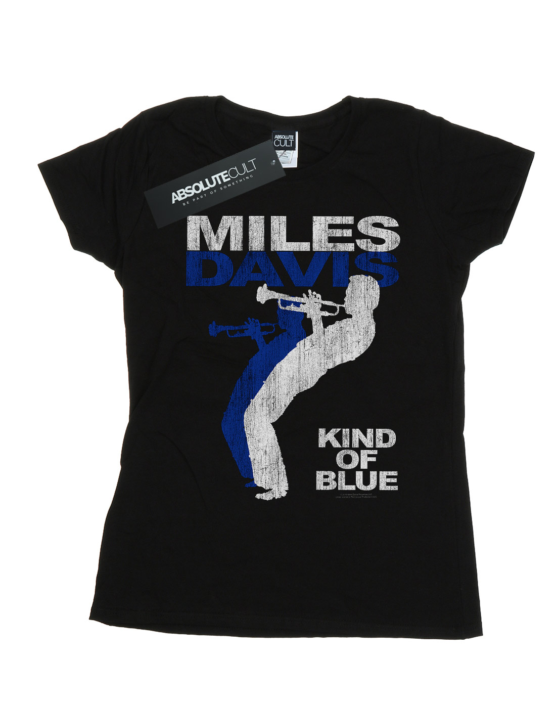 Miles Davis Damen Kind Of Blue Distressed T-Shirt - Bild 5 von 13