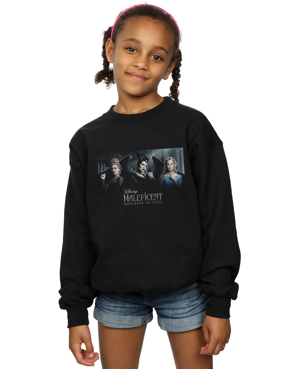 Disney Niñas Maleficent Mistress Of Evil Character Poster Camisa De - Imagen 6 de 7