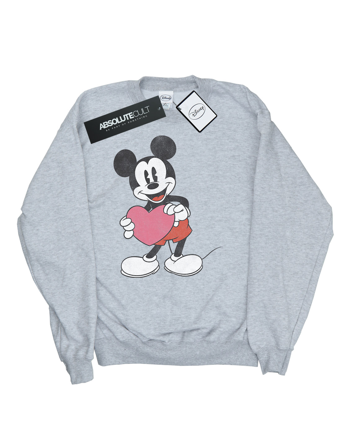 Disney Mickey Heart Valentine Mouse Felpa Uomo 0rwqf0