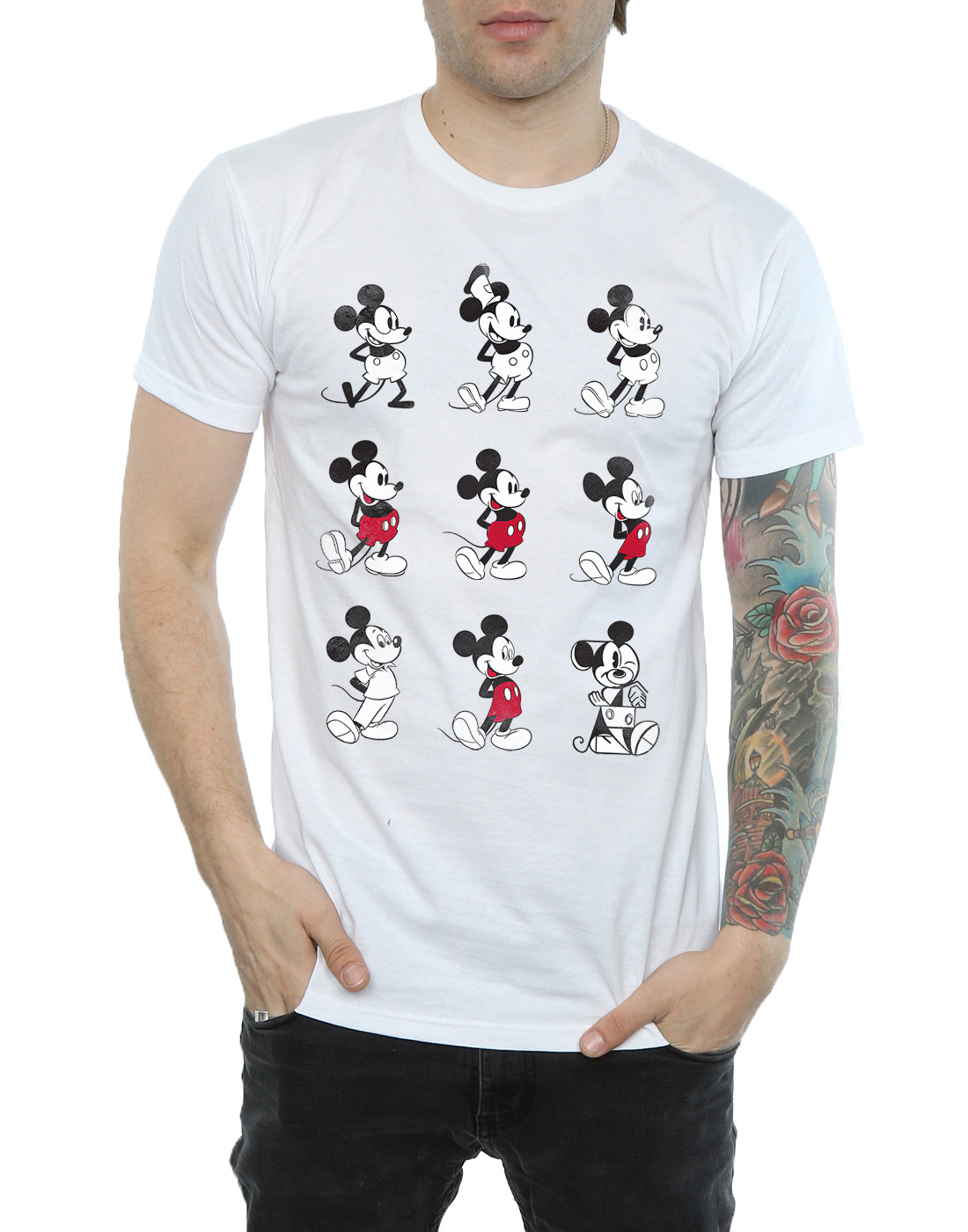 camiseta mickey hombre