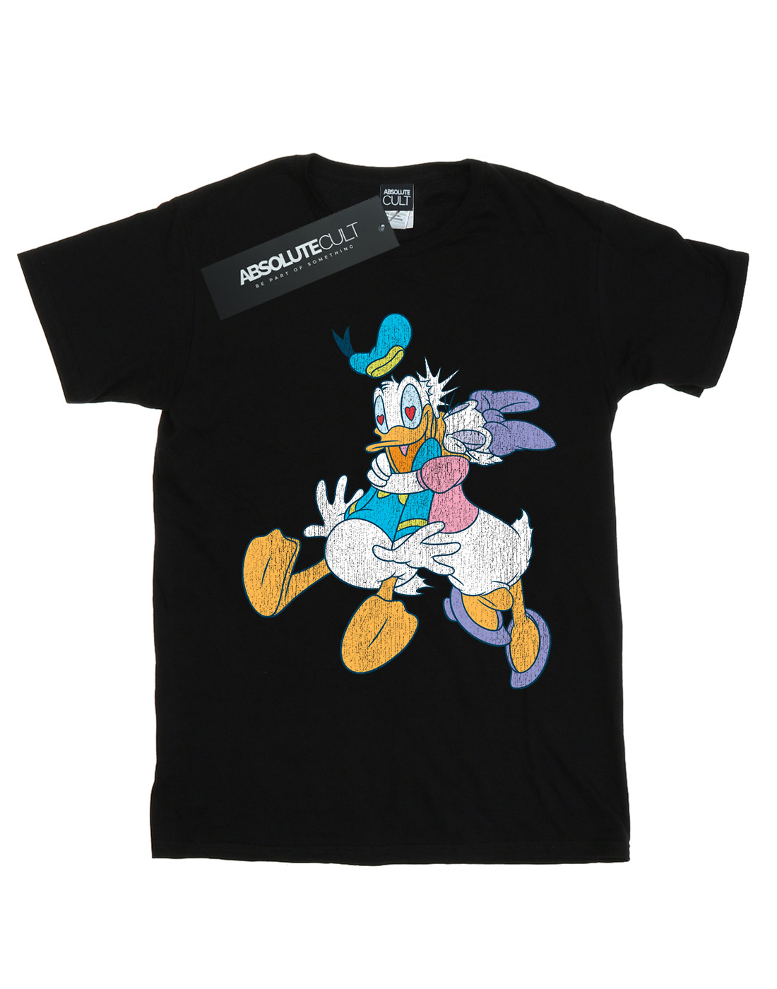 Disney Women's Donald and Daisy Duck Kiss Boyfriend Fit T-Shirt | eBay