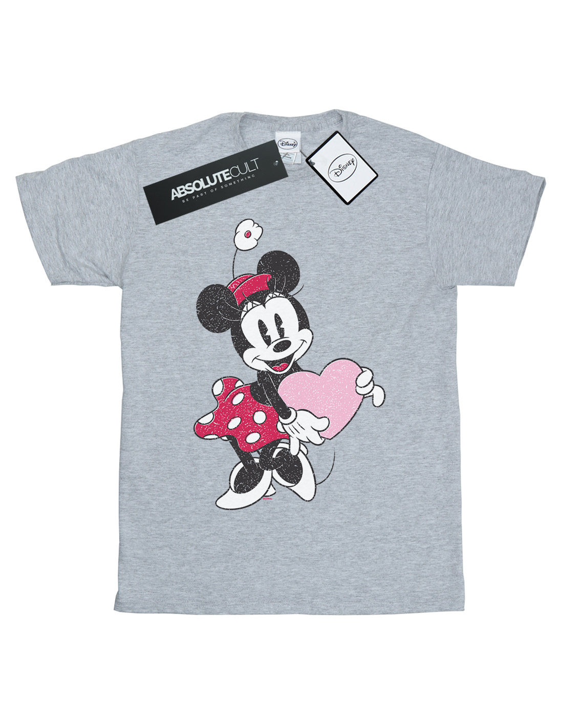 Disney Boys Minnie Mouse Love Heart T-Shirt - Picture 7 of 9