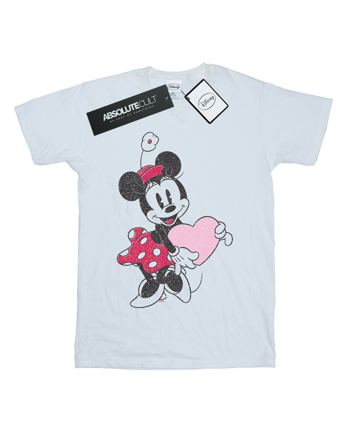 Disney Boys Minnie Mouse Love Heart T-Shirt - Picture 9 of 9