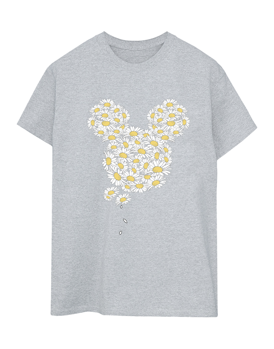 Disney Women's Mickey Mouse Chamomile Head Boyfriend Fit T-Shirt - Picture 12 of 16