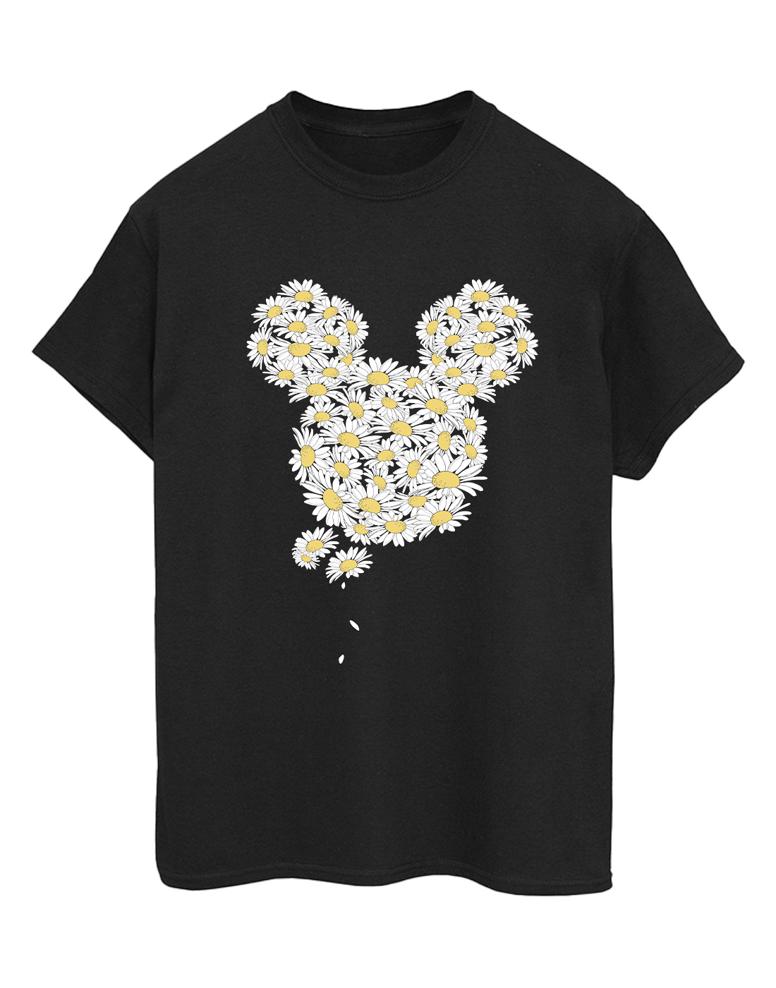 Disney Women's Mickey Mouse Chamomile Head Boyfriend Fit T-Shirt - Picture 6 of 16