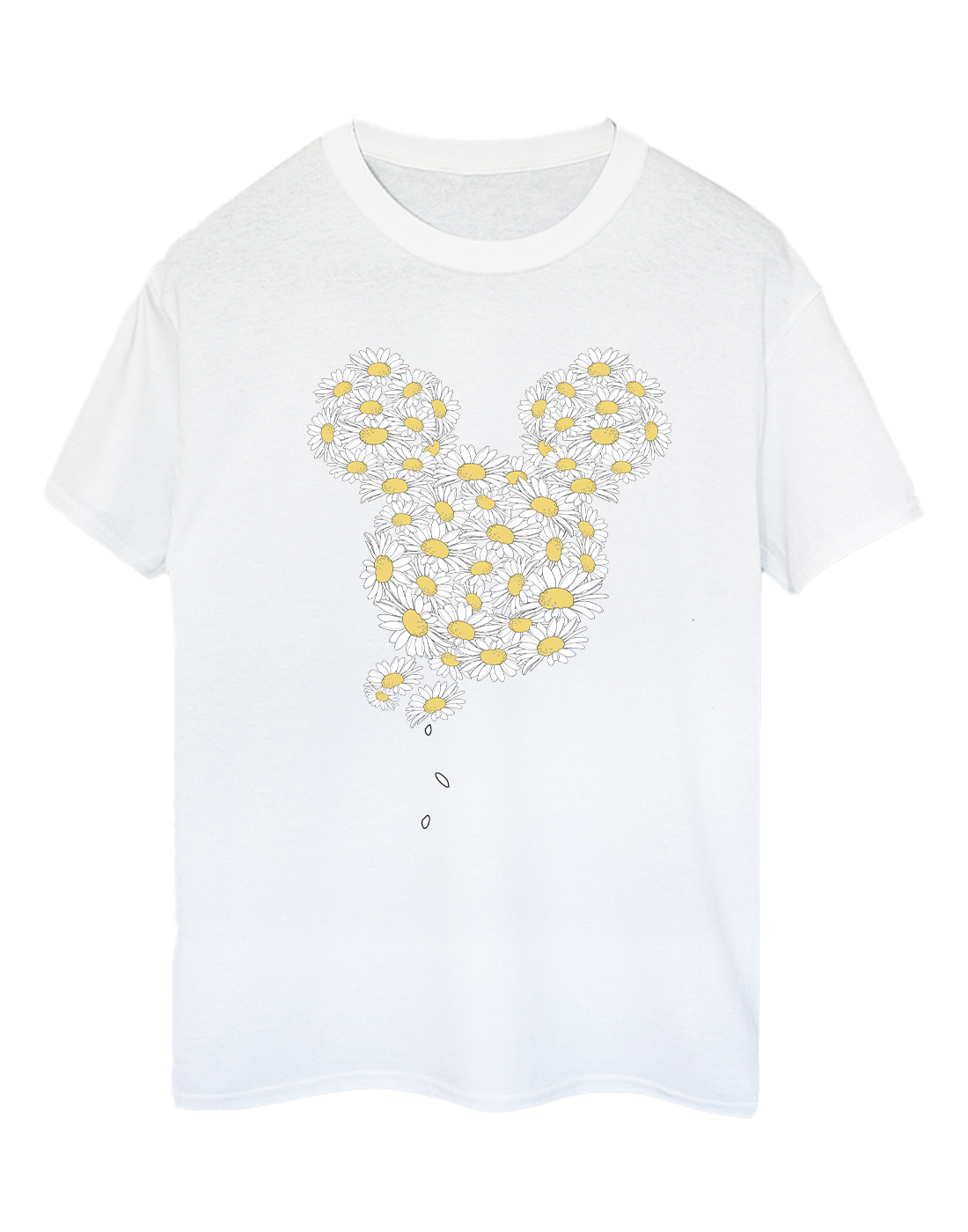 Disney Women's Mickey Mouse Chamomile Head Boyfriend Fit T-Shirt - Picture 15 of 16