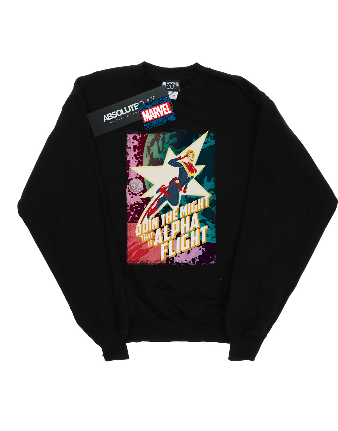 Marvel Boys Captain Marvel Alpha Flight T-Shirt