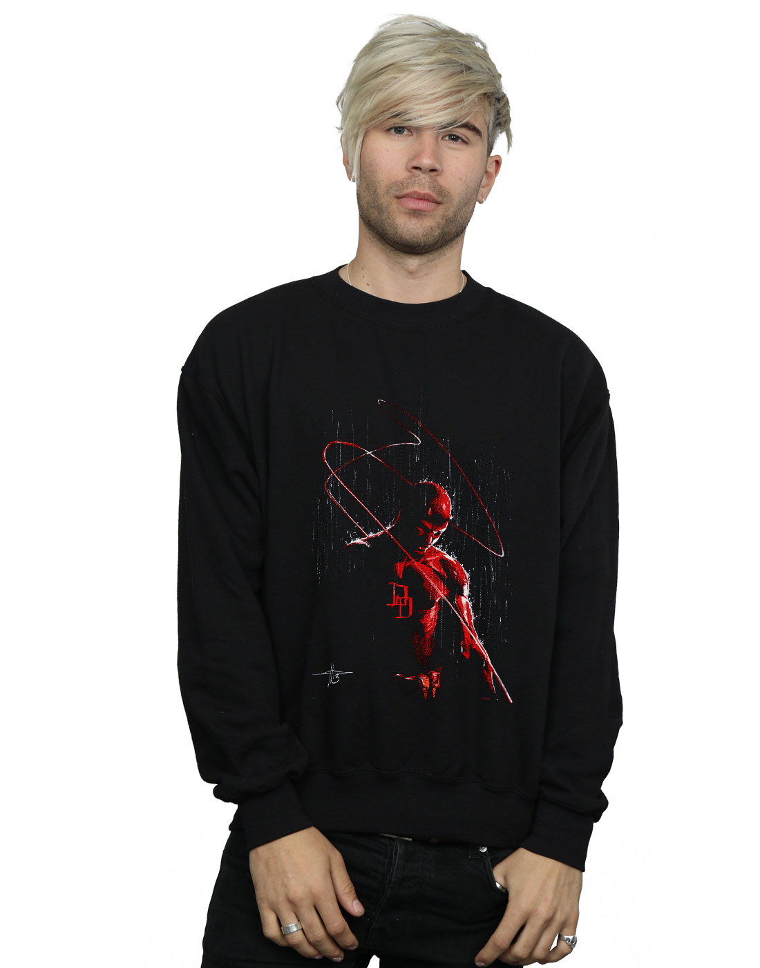Marvel Men's Daredevil Painting Sweatshirt - Picture 4 of 19