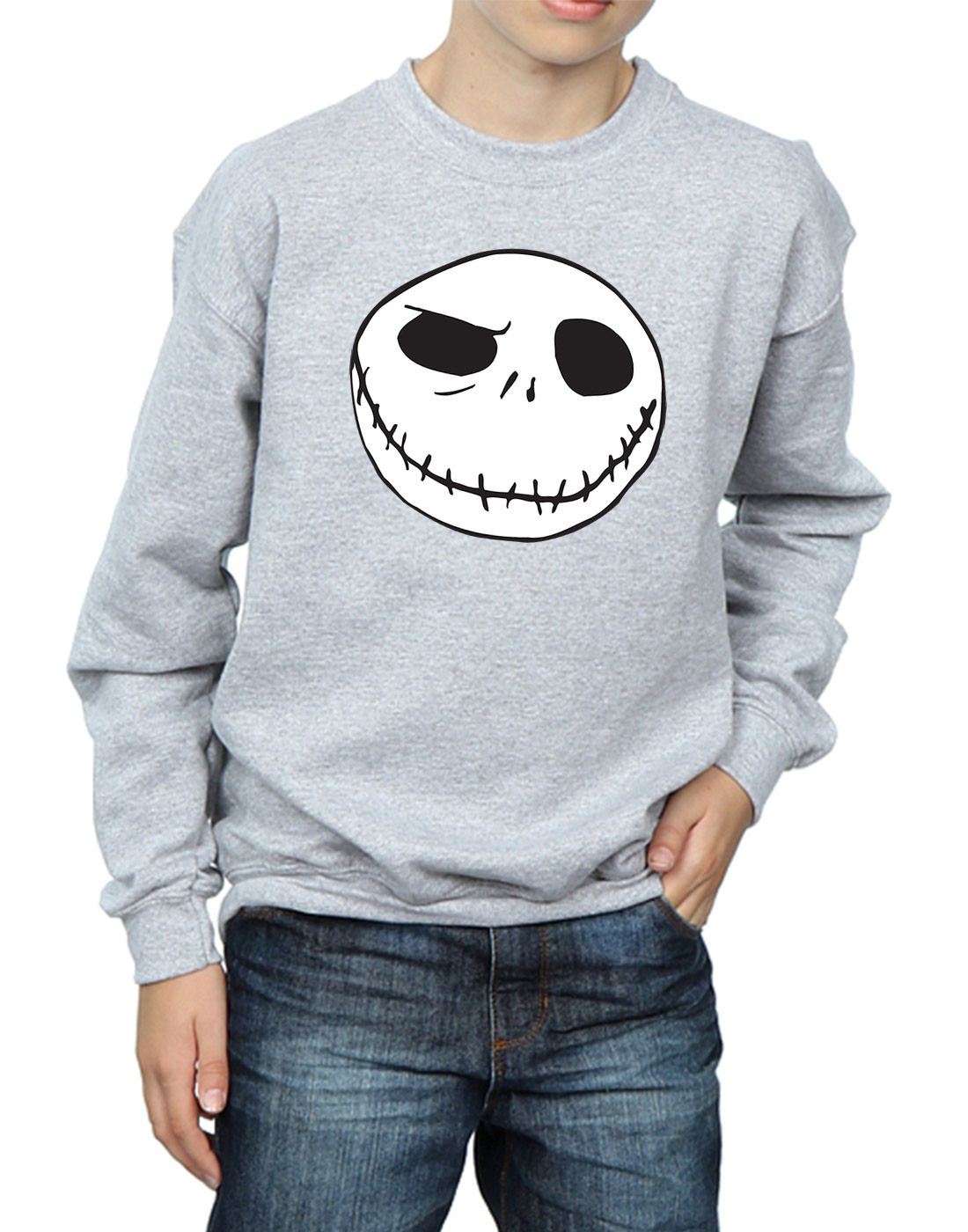 Disney Boys Nightmare Before Christmas Jacks Big Face T-Shirt