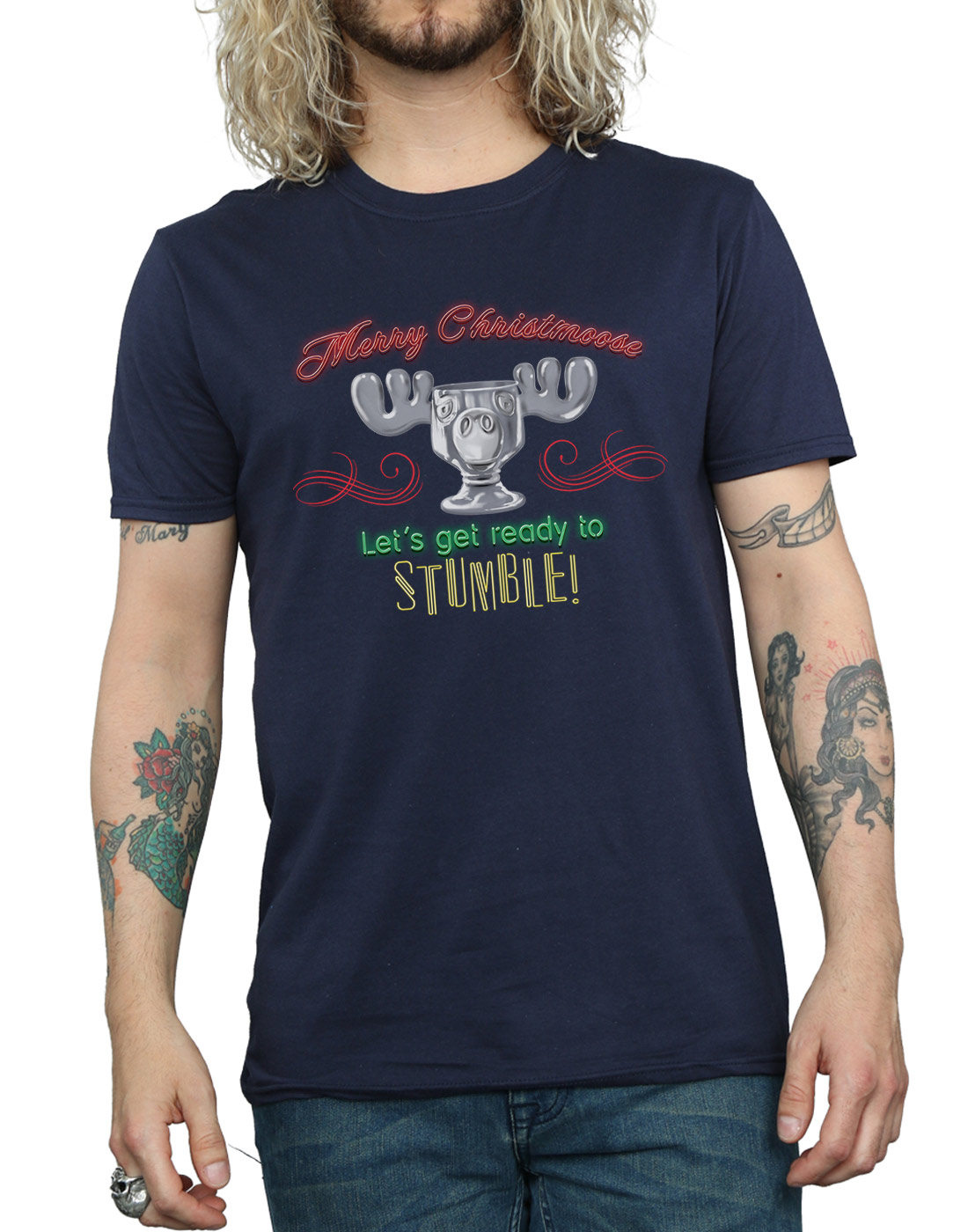 National Lampoon's Christmas Vacation Men's Moose Head TShirt  eBay