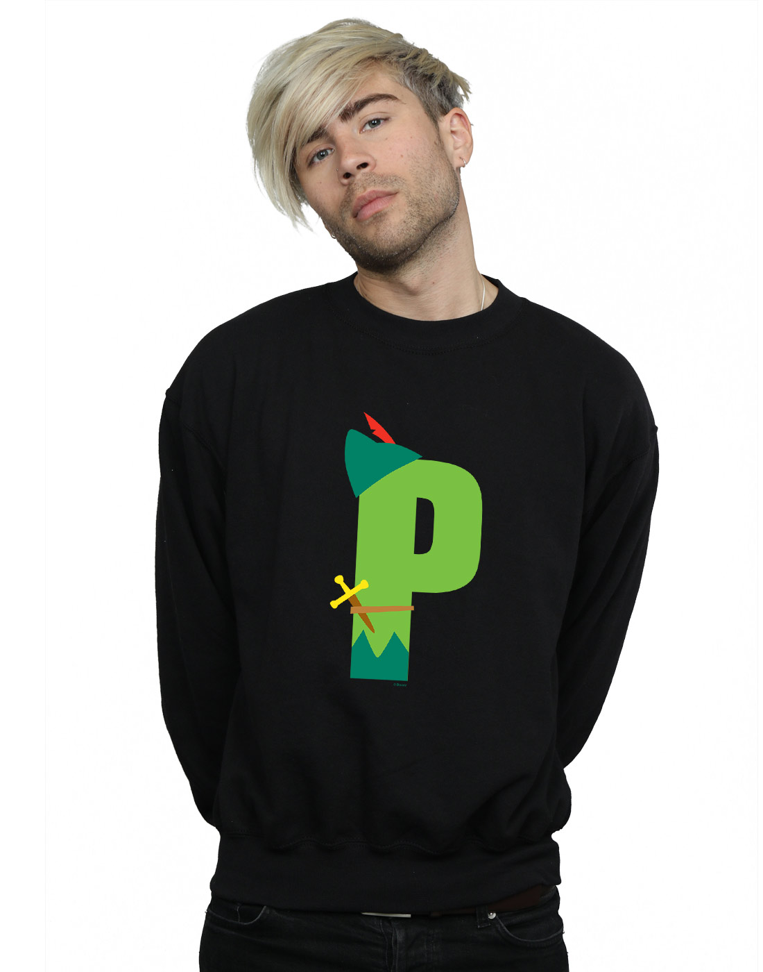 Disney Hombre Alphabet P Is For Peter Pan Camisa De Entrenamiento - Imagen 15 de 18