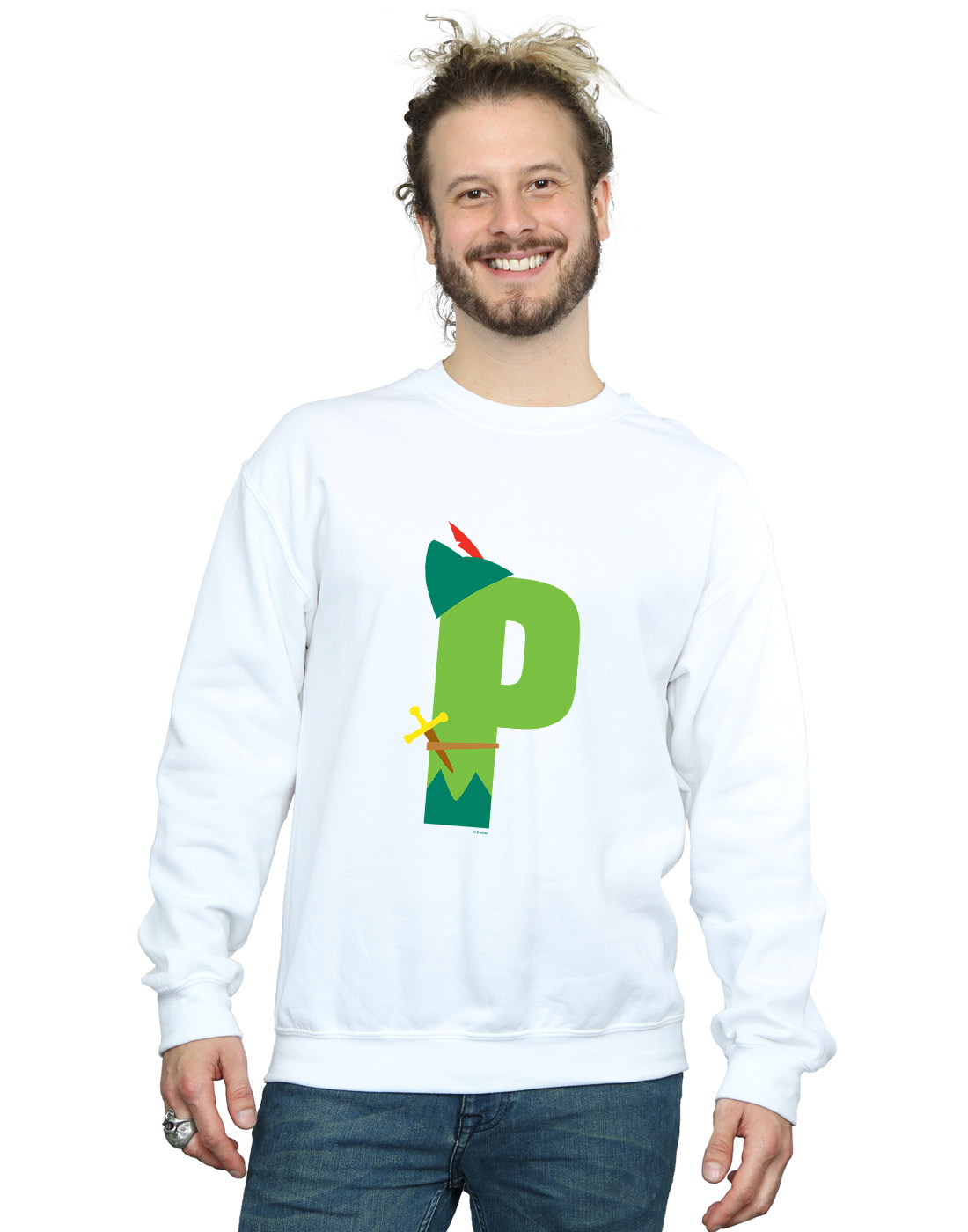 Disney Hombre Alphabet P Is For Peter Pan Camisa De Entrenamiento - Imagen 7 de 18