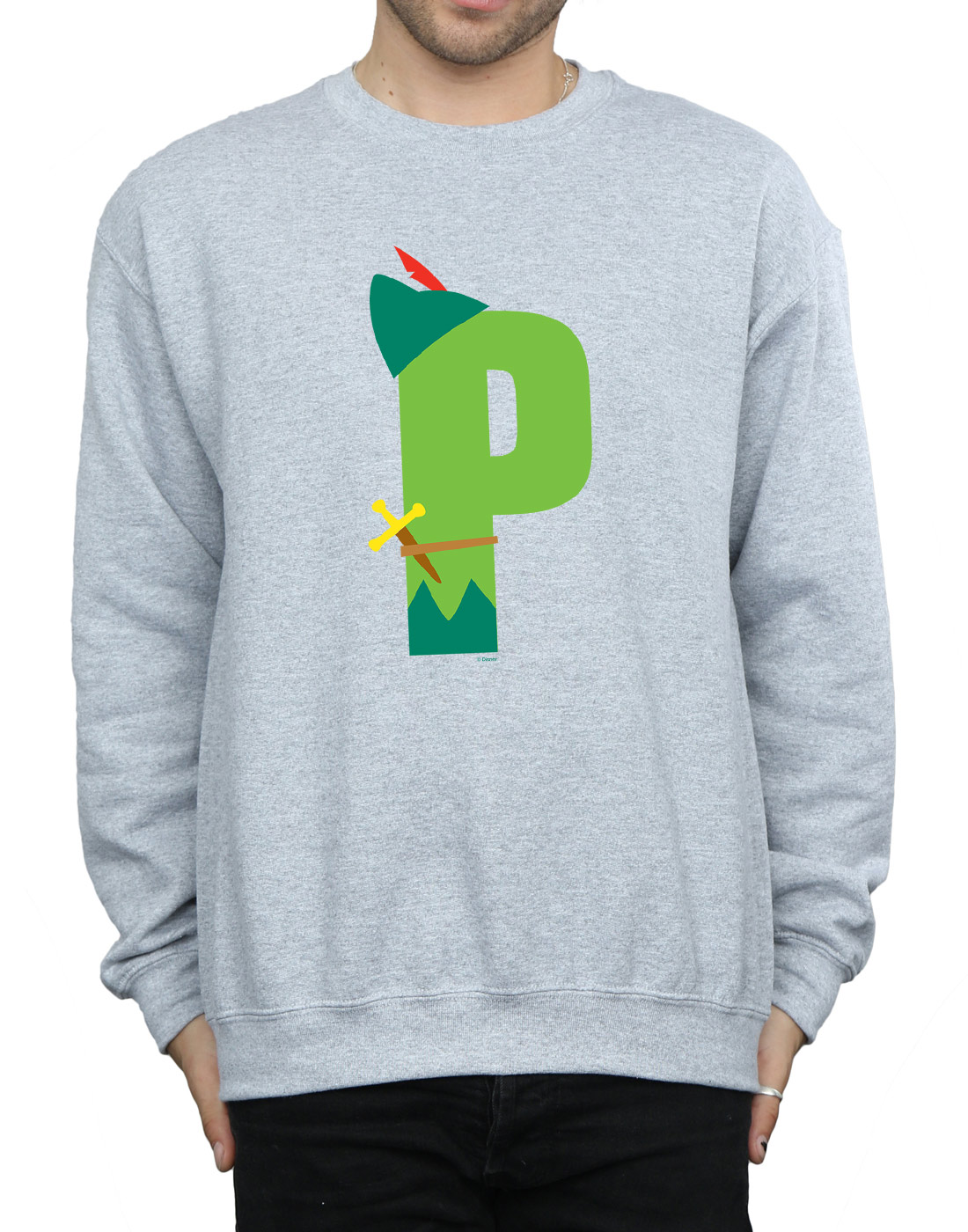 Disney Hombre Alphabet P Is For Peter Pan Camisa De Entrenamiento - Imagen 4 de 18