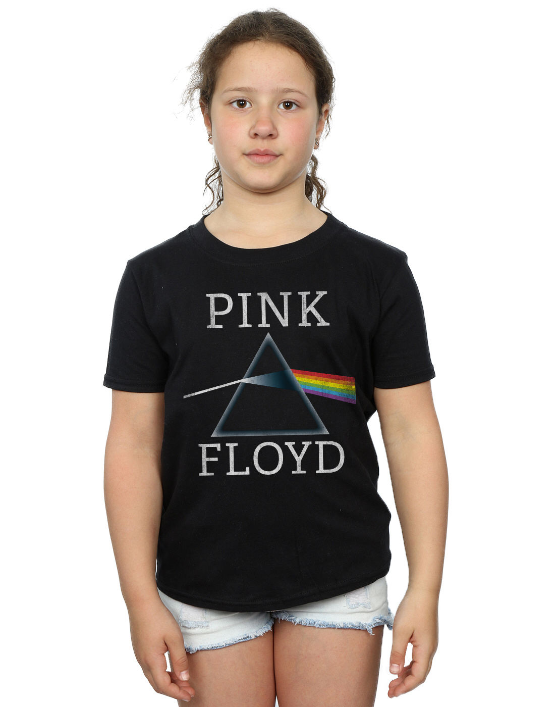 Pink Floyd Girls Dark Side Of The Moon Prism T-Shirt - Picture 6 of 17