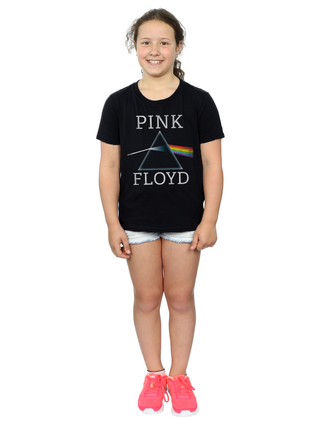 Pink Floyd Girls Dark Side Of The Moon Prism T-Shirt - Picture 9 of 17