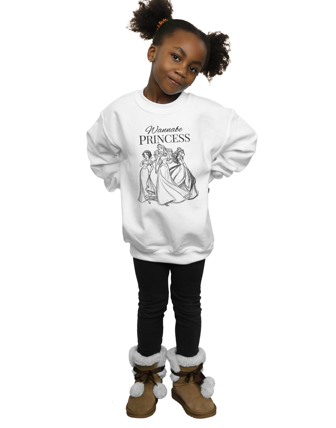 Sweatshirt Sizes 7-12 years Girls Disney Princess Kids